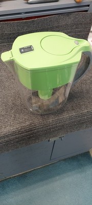 BRITA 1.5L Water Filter Pitcher Green Lid Clear Plastic OB03