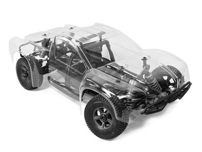 Hobao Hyper 8 Short Course 1/8 80% ARR Roller (klare Karosserie) - HB-8SCE