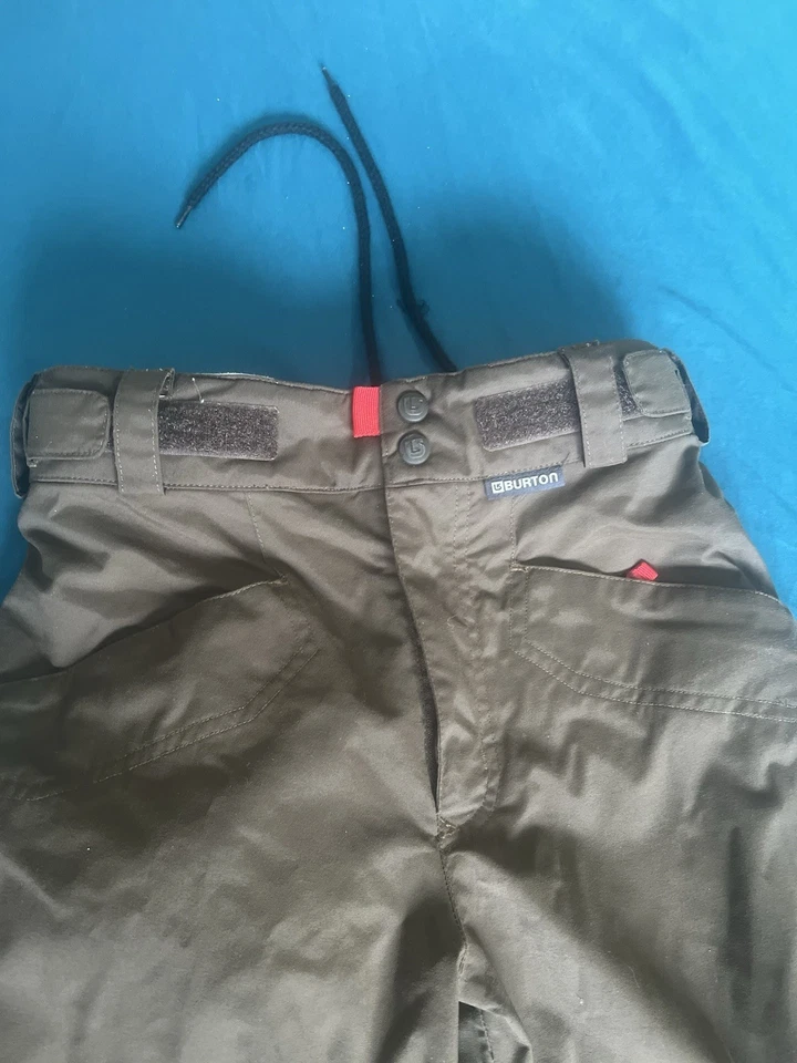 Burton Youth Snow Pants Ski Lined Winter Ski Cold Gear Brown Size Medium - Image 4 of 4