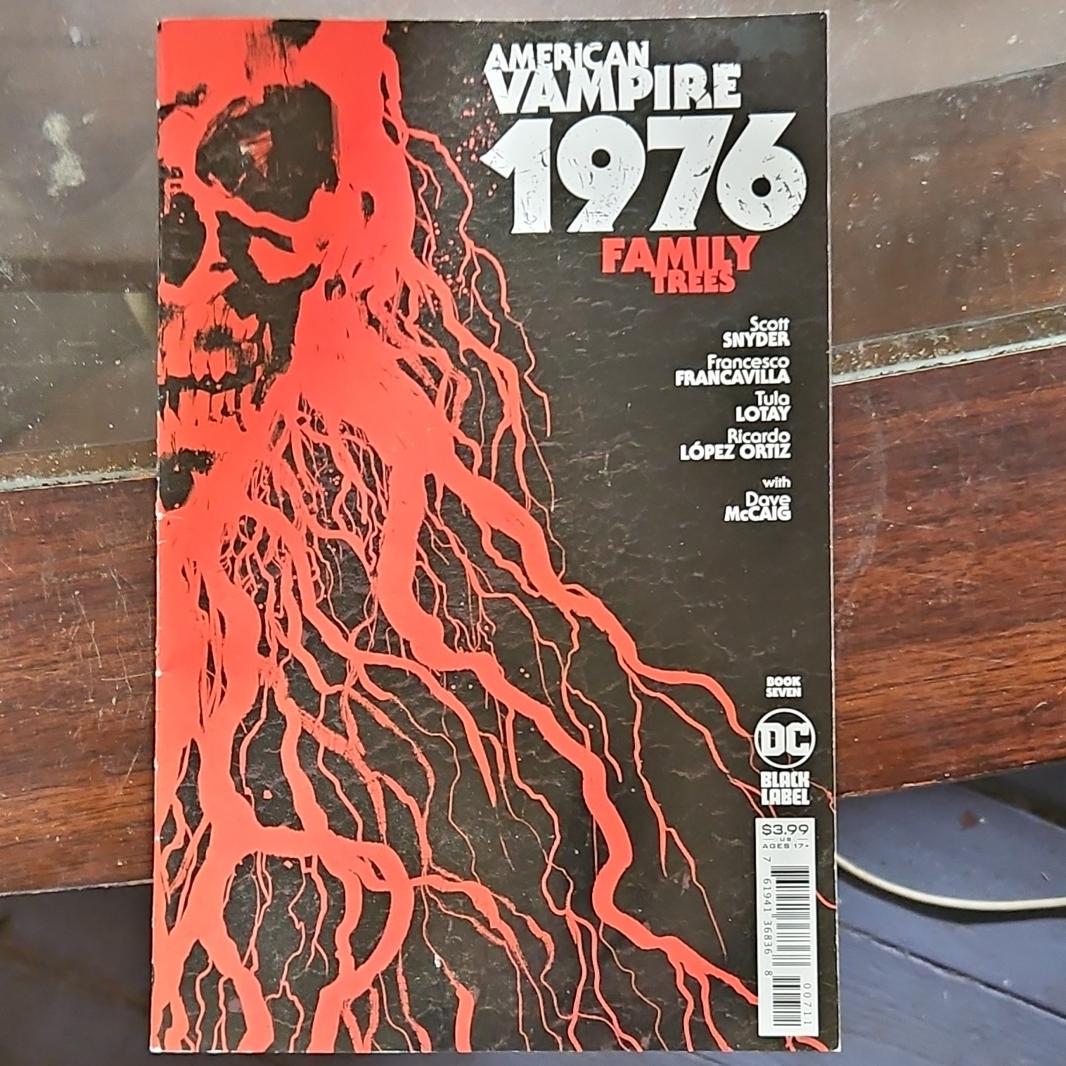DC Comics American Vampire 1976: Family Trees #7 Black Label Single Issue