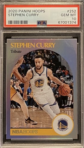 2020 Panini Hoops Stephen Curry #252 PSA 10