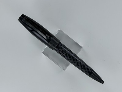 Montegrappa Fortuna Black Skull Motif Ballpoint Pen READ