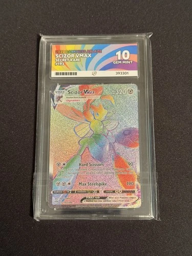 Pokémon TCG - Scizor VMAX 193/189 Darkness Ablaze Rainbow Ace 10