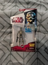 Star Wars The Clone Wars CW13 4A-7 Glowing Eyes 3.75  Figure Hasbro 2009 New