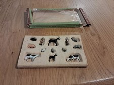 Rare Britains Boxed Liliput World Models Farm Set With 13 Lead Animals & Figures