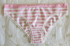 NWT Victoria's Secret Cheekini Panties Lace Trim Multicolor Vintage 2013 Size L