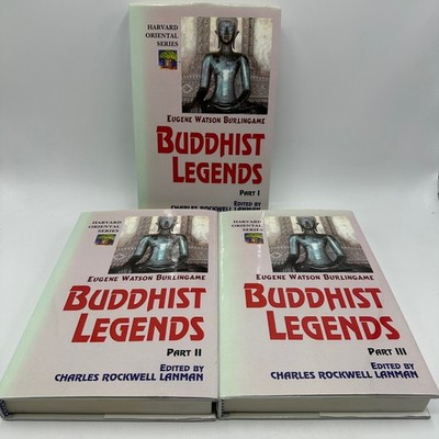 Buddhist Legends Part I, II & III Eugene Watson Burlingame 3 Volume Set Religion