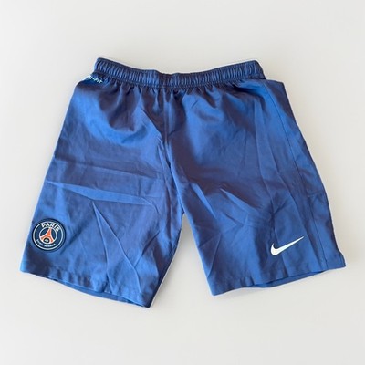 Nike Dri-Fit PSG Paris Saint-Germain Soccer Shorts Mens Medium Blue EUC
