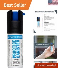 Compact Keychain-Free Practice Spray with Twist Lock - Perfect for Self-Defense