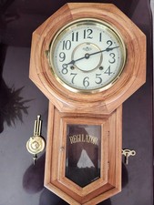 *BRAND NEW* 25” Vintage D & A Schoolhouse Regulator Pendulum Wall Clock
