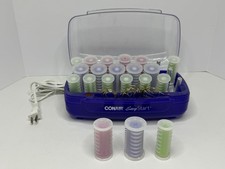 Conair Easy Start Hairsetter HS15 Hot Rollers Curlers Clips 3 Sizes Pageant P62
