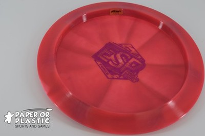 Discraft Ledgestone 2022 ESP SWIRL FORCE Disc Golf 174 G Driver Red NEW Purple
