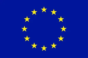 European Union EU Flag Self Adhesive Sticker Decal Various Sizes Made to Order