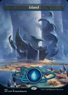 Slightly Played, English - 1 x MTG Island - 487 - Galaxy Foil Unfinity
