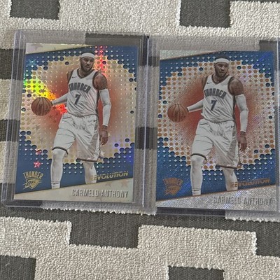 2017-18 Panini Revolution - Carmelo Anthony #4 - 2 Different Versions Of Card