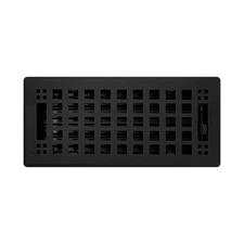 Madelyn Carter Contemporary Artisan Style Vent Cover, Solid Cast Steel Interi...