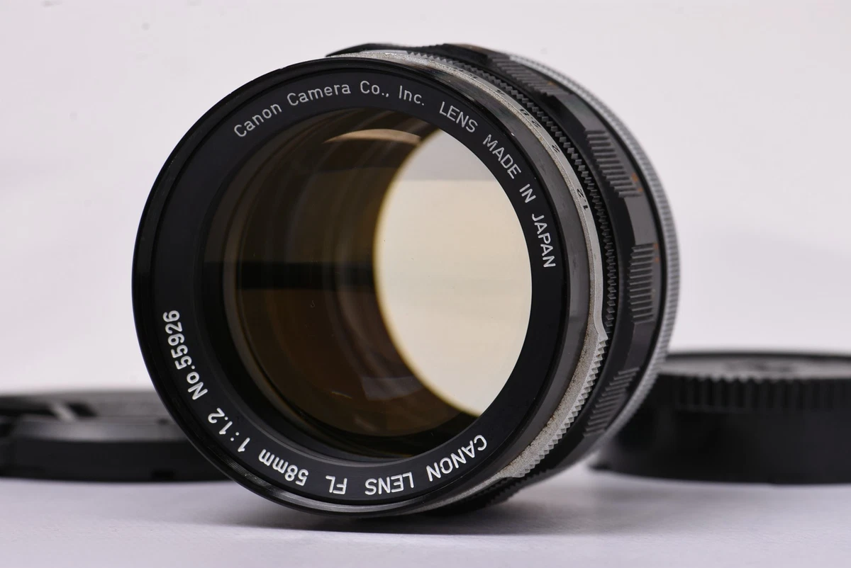 Examen rapide de l'OBJECTIF CANON FL 58mm 1:1.2 Canon Camera Co., INC