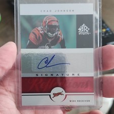 Upper Deck Reflections Chad Johnson Autographed Signature Bengals SR-CJ 2005