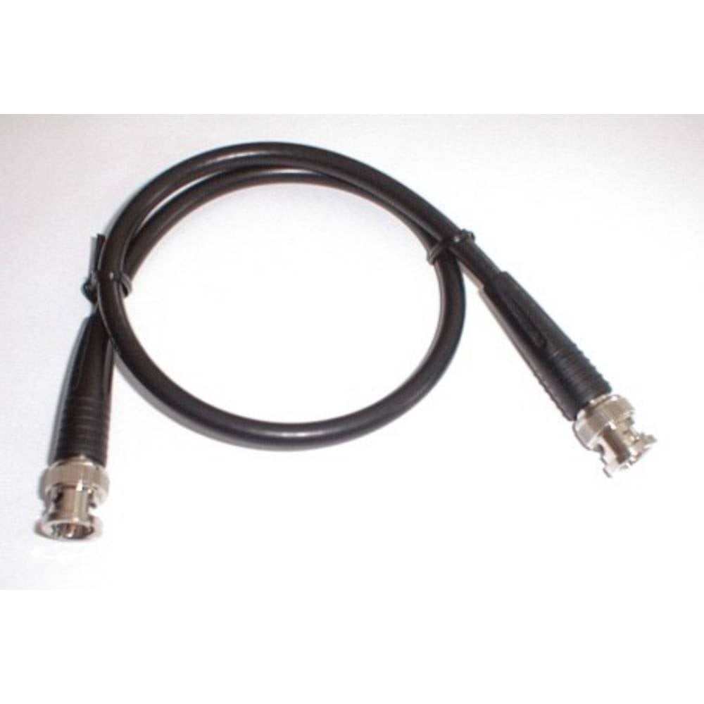 Cordon de mesure BNC 10 m noir pour tests de laboratoire et oscilloscopes