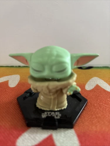 Funko Mystery Mini The Mandalorian The Child Grogu Eye Closed Using Force