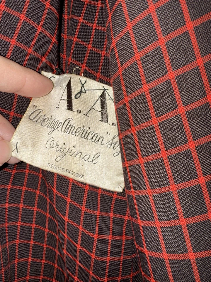 Abrigo de piel marrón vintage Simpson Madison Foto 4 de 4