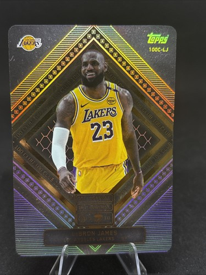 #ad 2025 Topps Match Attax 100 Club #100C LJ LeBron James Los Angeles Lakers HOF $2.99