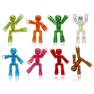3 pcs Stikbot Animation Toy Doll with Suction Cup
