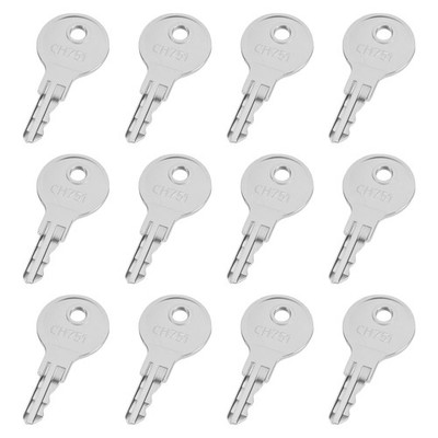 12 Pcs CH751 Key, CH751 Universal Replacement Keys for RV Compartments Camper...