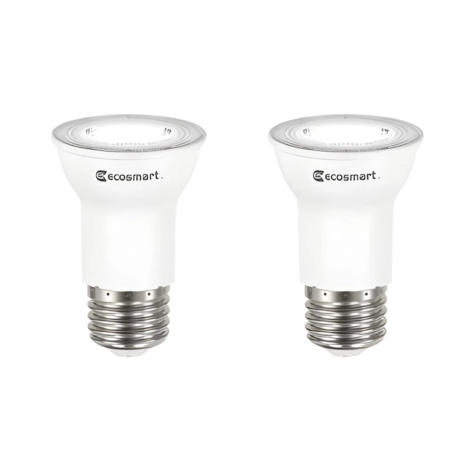EcoSmart 35W LED Light Bulbs 2pk PAR16 Dimmable Flood Bright White | Long Life - Image 2 of 4