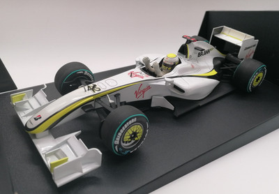J. Button Brawn GP BGP 001 Winner Australian GP 2009 Minichamps 1:18