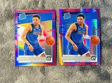 Tyler Bey 2020 Optic Rated Rookie Pink Holo Prizm SSP /25 & Pink Pulsar Parallel