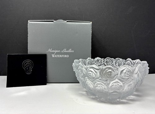Waterford Kristall Sunday Rose Brautschale 7 Zoll breit NEU im Karton