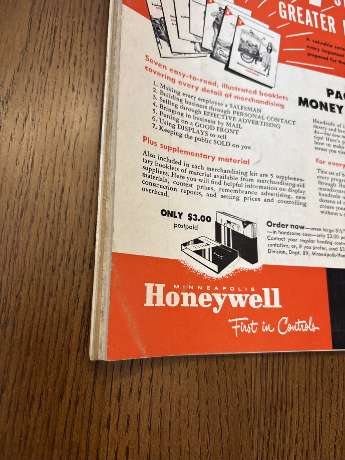 Vintage Honeywell 1952-1953 Catalog Automatic Heating Controls Advertising *READ
