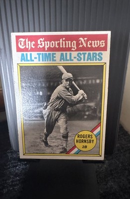 1976 Topps - The Sporting News AllTime All-Stars Rogers Hornsby #342