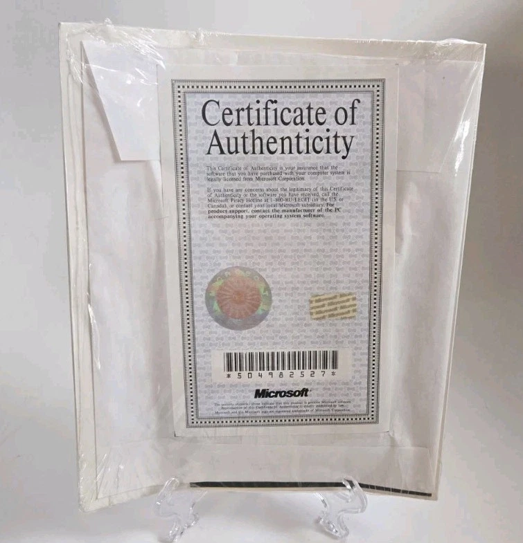 Discos de actualización de software Microsoft MS-DOS 6.22 de 3,5" - nuevos, sellados de fábrica Foto 2 de 3