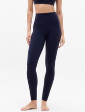Athleta Salutation stash legging- small- navy- nwt