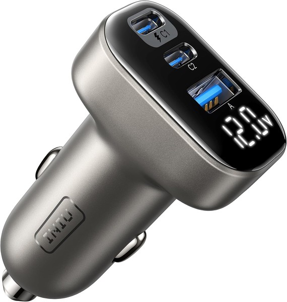 Auto LadegeräT 90W Usb C Adapter Kfz ZigarettenanzüNder Schnellladung ZubehöR-image
