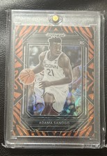 2023-24 Panini Prizm Draft Picks - Adama Sanogo #8 Choice Tiger Stripes Prizm