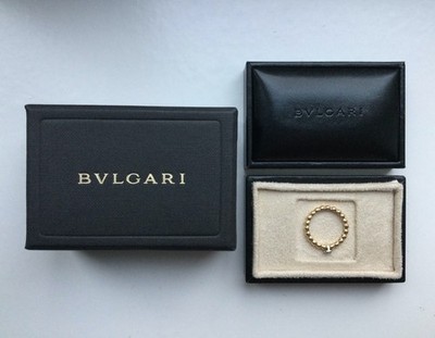 NOOR Kugelring: 1 Ring 750 GG = 18kt Gr. 51,5 + Brillant + BULGARI Box TOP