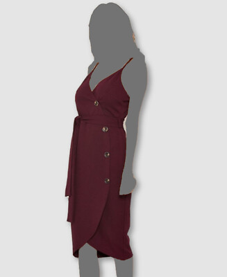 asymmetrical button front dress Asymmetrical Button Detail Dress, Taupe, Size 14