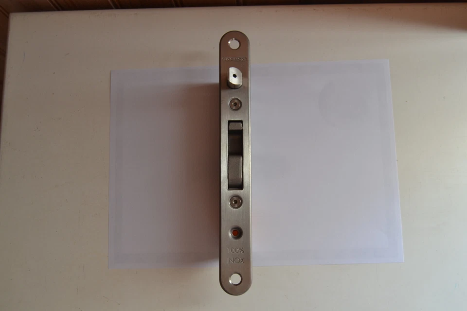 Locinox Serrure A Mortaise H-Metal, Crochet de Verrouillage, Porte Coulissante, - Photo 2/4