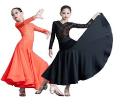 2026 Childrens Latin Salsa Ballroom Dance Dress Girls Dancewear Costumes set