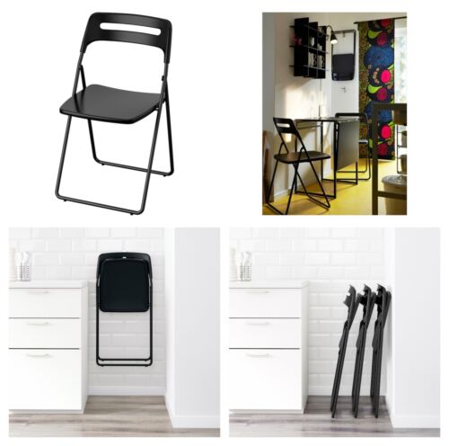 IKEA NISSE Składane krzesło, biurko komputerowe Biuro Impreza Krzesła oparcia - Zdjęcie 1 z 10