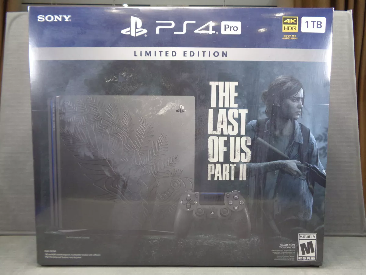 PlayStation 4 Pro 1TB Limited Edition The Last of Us Part 2 Console Bundle  - Black