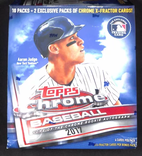 2017 Topps Chrome Walmart Sealed Retail Box
