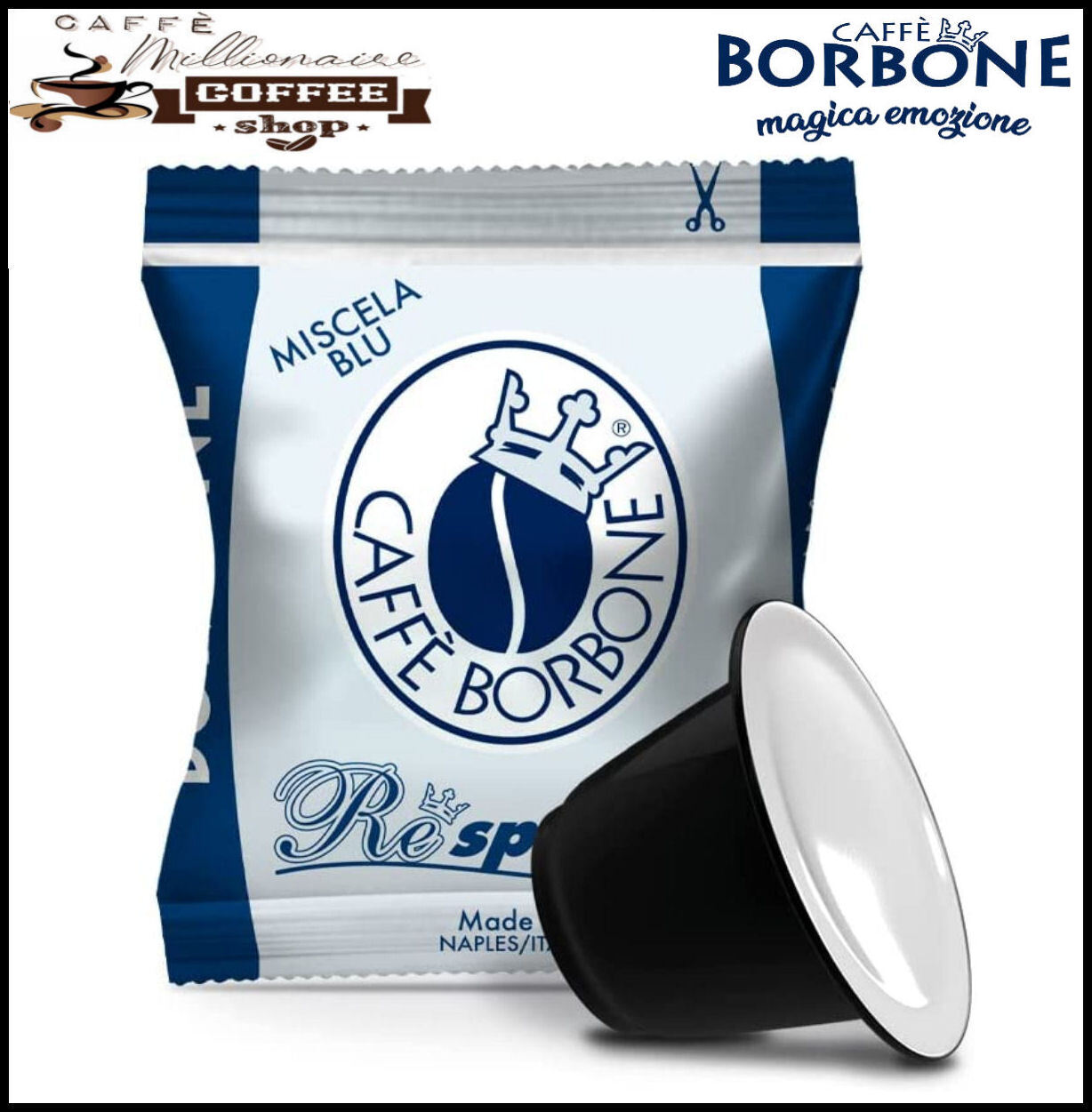 Capsule Caffè Borbone Respresso Miscela Blu 5 gr foto 3