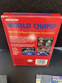 World Champ (Nintendo Entertainment System) Boxing NES