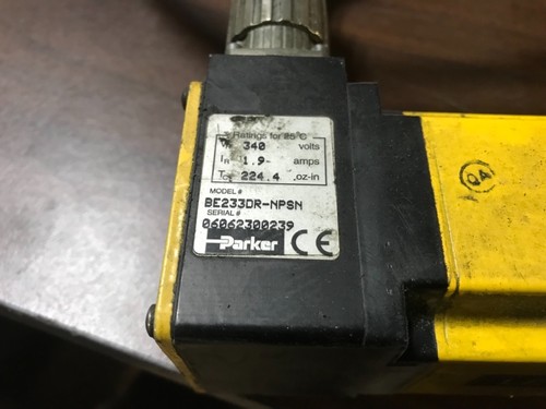 Parker Servo Motor, #BE233DR-NPSN, #PS60-005-018SH, 30 day warranty - Picture 2 of 4