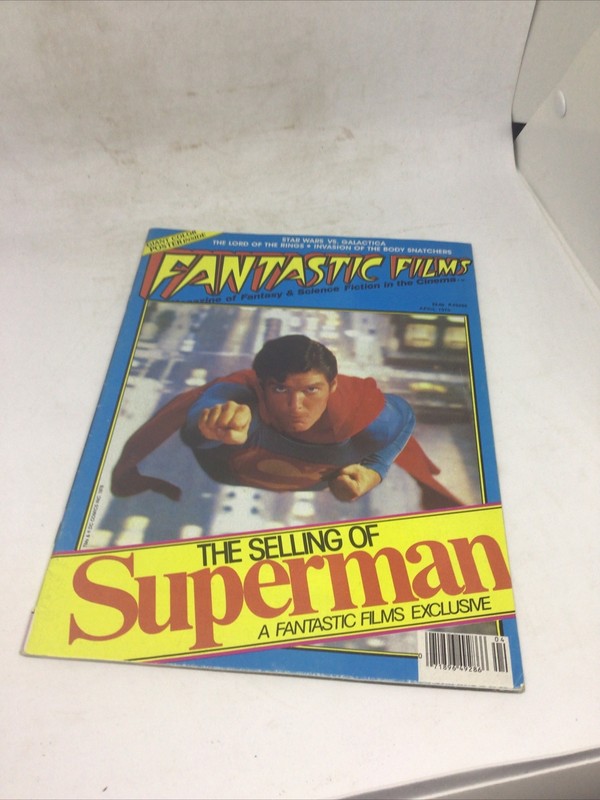 Fantastic Films Fantasy & Sci-fi Movie Magazine April 1979 Superman W/ Poster