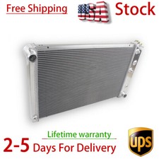 4 Row Performance Radiator For 78-88 Monte Carlocutlassregalmalibu Aluminum